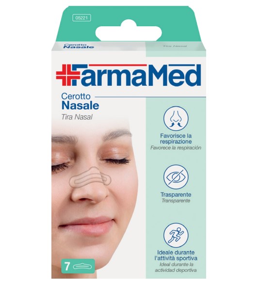 Tiras Nasales Transparentes de FarmaMed - Caja de 7 Unidades