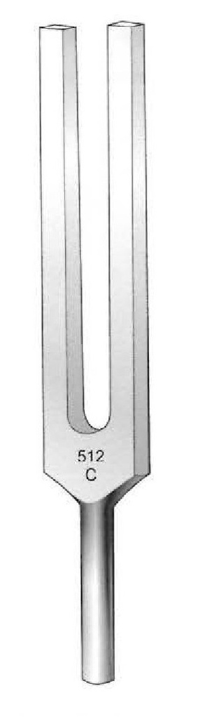 Alloy Tuning Fork - C2 = 512