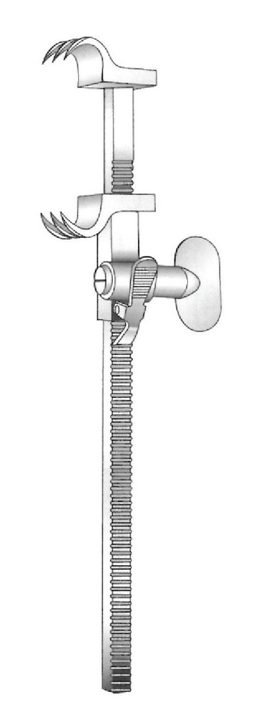 Bailey Rib Approximator - longitud = 20 cm / 8&quot;, Short Claws
