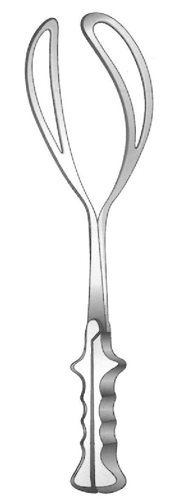 Pinza obstétrica Bailey-Williamson - longitud = 39,5 cm / 15-1/2&quot;