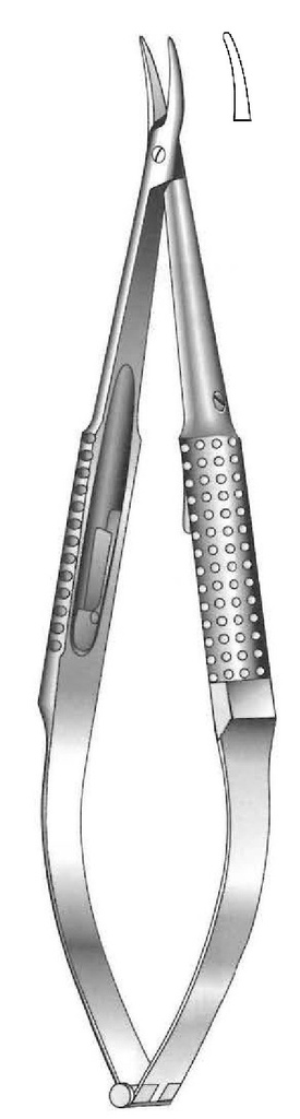 Porta agujas Barraquer con bloqueo - longitud = 13 cm / 5-1/4&quot;