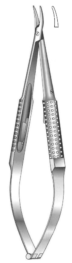 Porta agujas Barraquer sin bloqueo - longitud = 13 cm / 5-1/4&quot;