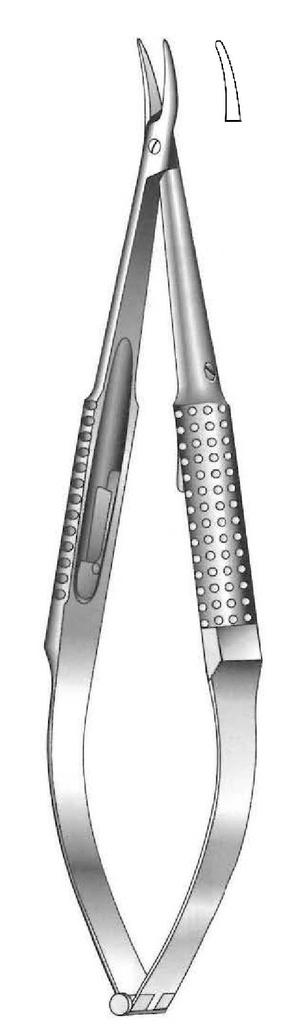Porta agujas Barraquer sin bloqueo - longitud = 18 cm / 7&quot;