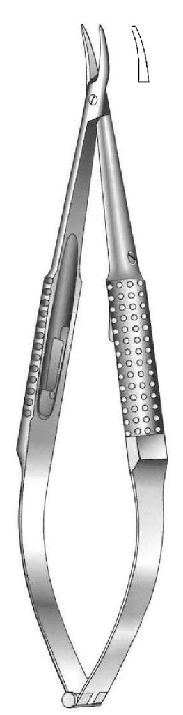 Porta agujas Barraquer sin bloqueo - longitud = 20 cm / 8&quot;