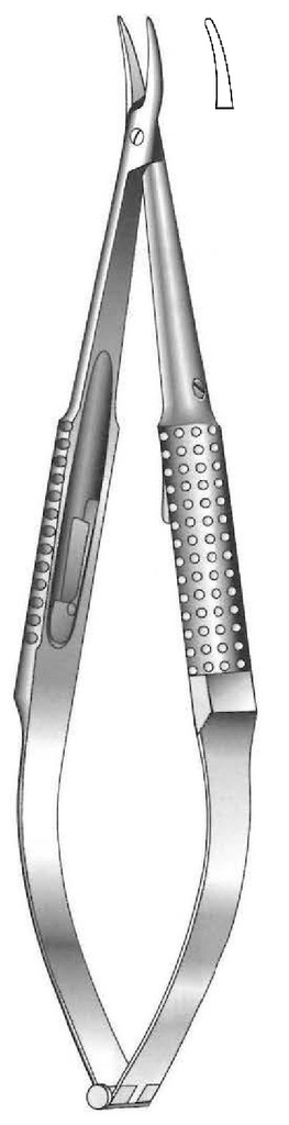Porta agujas Barraquer con bloqueo - longitud = 23 cm / 9&quot;
