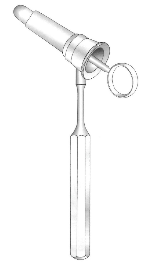 Proctoscopio Bensaude - diámetro = 19 x 70 mm