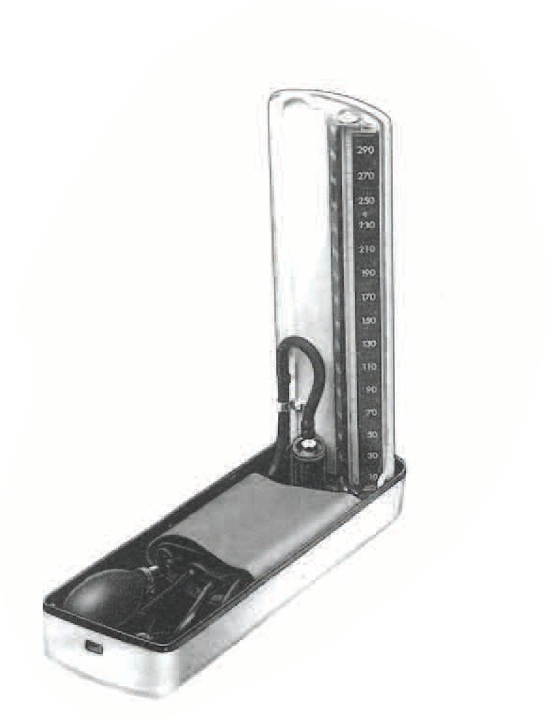 Manómetro de presión arterial, calibrado con manguito de velcro