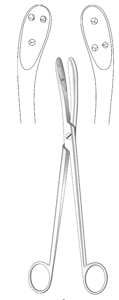 Boer Craniotomy Forcep - longitud = 29 cm / 11-1/2&quot;, Craniotomy Forceps