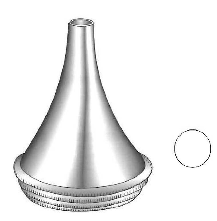 Espéculo de oído Boucheron, redondo - figura 4
