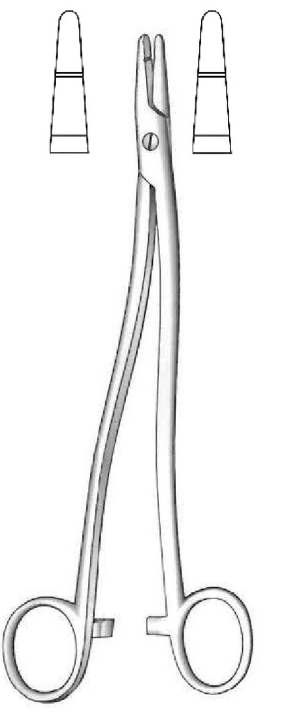 Porta agujas Bozemann - longitud = 20 cm / 8&quot;