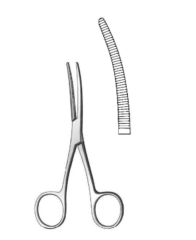 Bryant Forceps de Disección - longitud = 13 cm / 5-1/4&quot;, diente Dentada