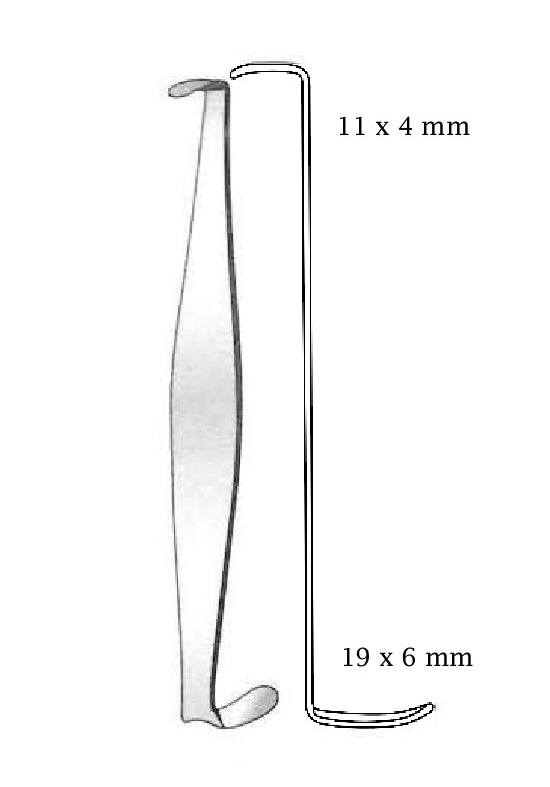 Separador Crile - longitud = 11 cm / 4-1/4&quot;