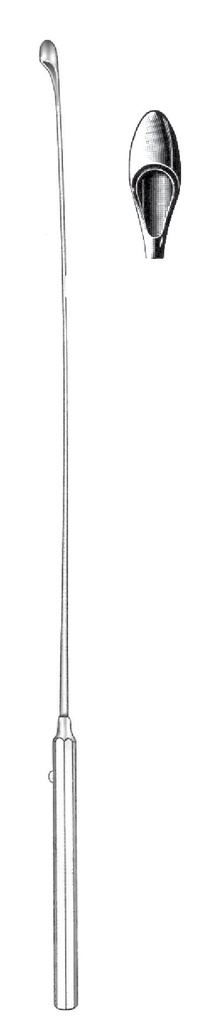 Dilatador para cálculo biliar Desjardins, elástico, largo, figura 3 - longitud = 30 cm / 12&quot;