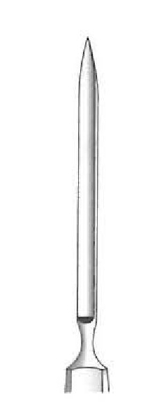 Bisturí para cataratas Deutschmann - longitud = 13 cm