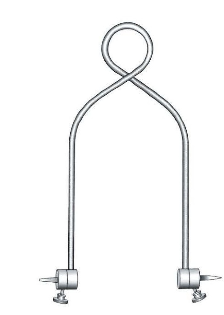 Arco para tracción de alambre Bohler para fémur y rodilla - tamaño = 21 x 15 cm, 8&quot; x 6&quot;
