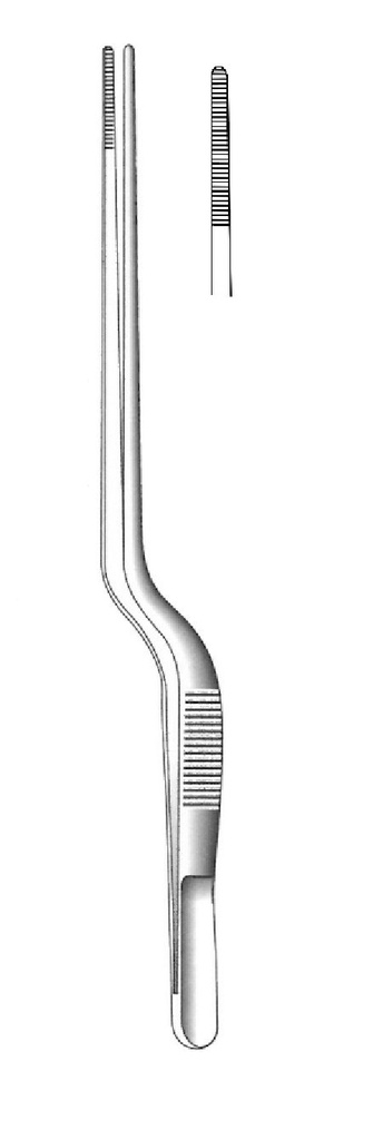 Pinza para tampón nasal Gruenwald Jansen - longitud = 16 cm / 6-1/4&quot;