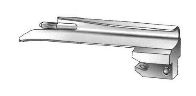 Espátula para Laringoscopio Guedel-Negus, convencional - figura 1