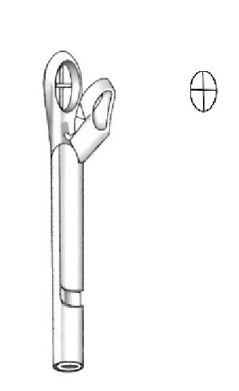 Punta de pinza para broncoesofagoscopia Krause, figura 1