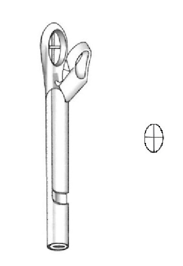 Punta de pinza para broncoesofagoscopia Krause, figura 2