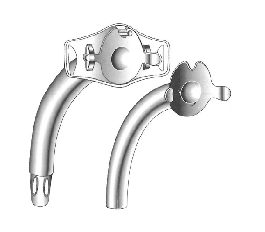 Tubo para traqueotomía Krishaber-Luer, diámetro 4 mm