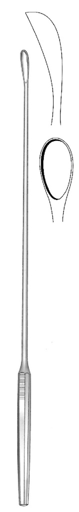 Cuchara para cálculos biliares Luer-Koerte, ancho = 11 mm
