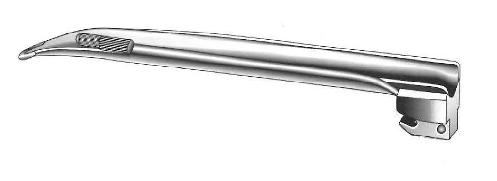 Espátula para laringoscopio Miller, fibra óptica - figura 4