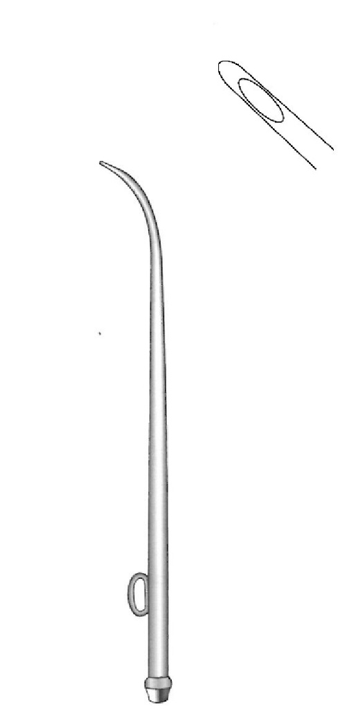 Cánula Siebenmann, diámetro = 1.5 mm
