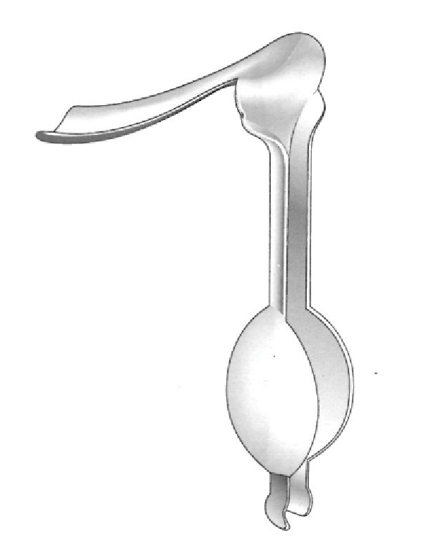 Espéculo vaginal con peso de Steiner-Auvard