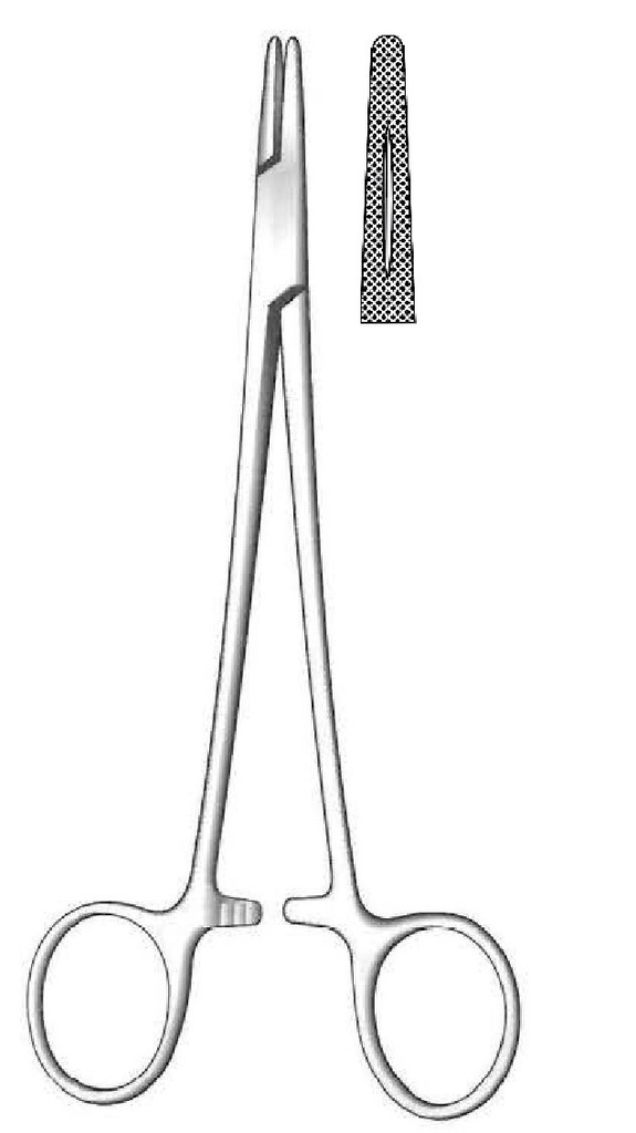 Porta agujas Mayo-Hegar premium - longitud = 26 cm / 10-1/4&quot;