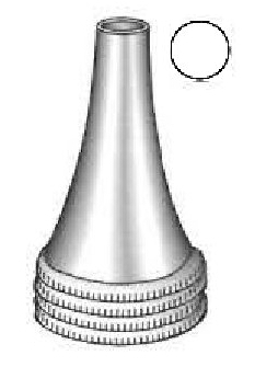 Espéculo para oído Hartmann premium, figura 1 - diámetro = 4.5 mm