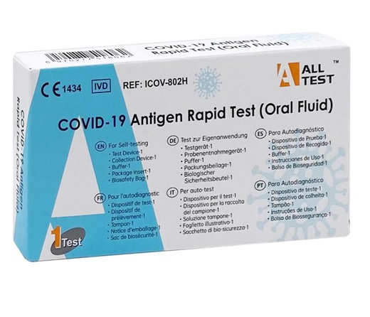 Test de Antígenos Rápido de Saliva COVID-19 - Alltest