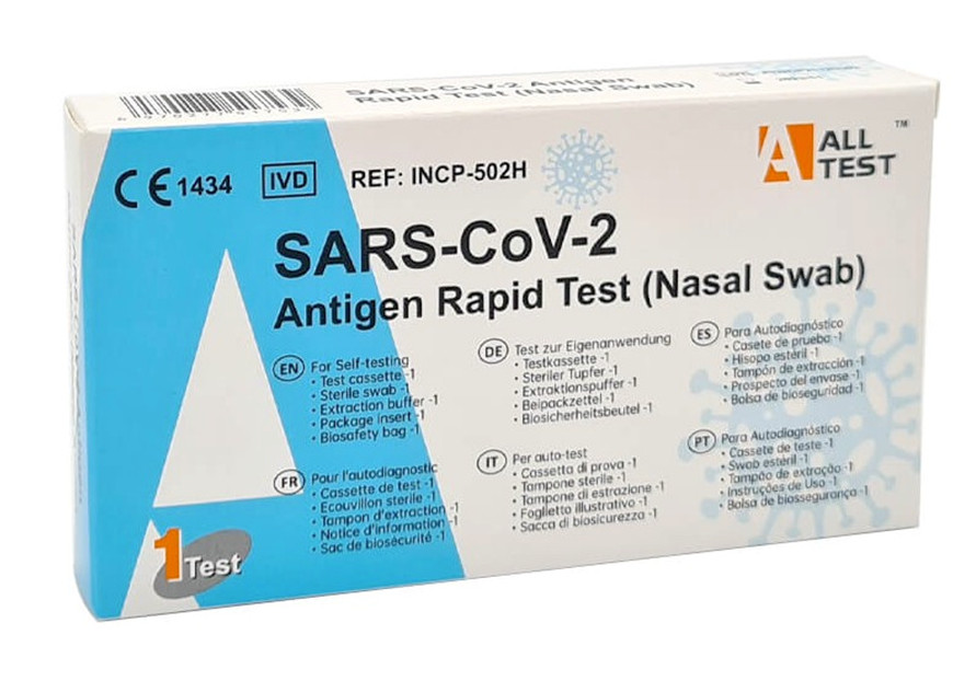 Test Rápido de Antígenos ALLTEST (Hisopado Nasal)