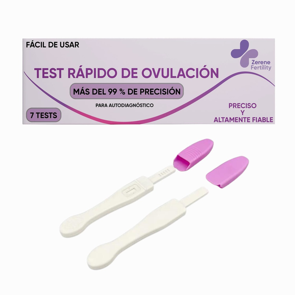 Test de Ovulación de Detección Rápida en Orina de Tezaro Pharma - Caja de 7 Unidades