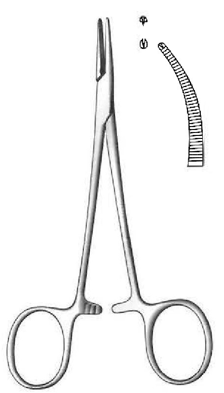 Pinza Arteriosa Mosquito Halsted Micro Emostatica Dritta 12Cm