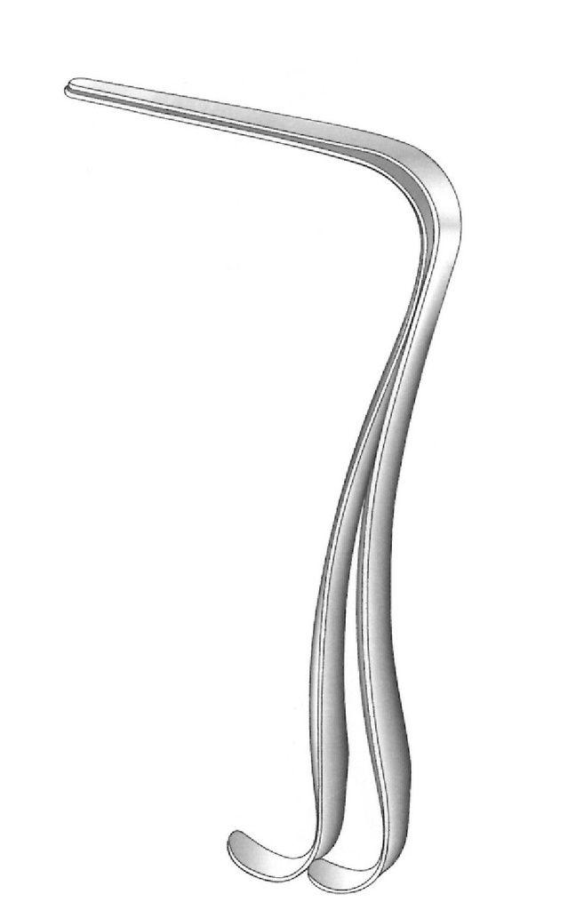 Kristeller Retractor Vaginal Blade = 110 x 14 mm, Retractors Con