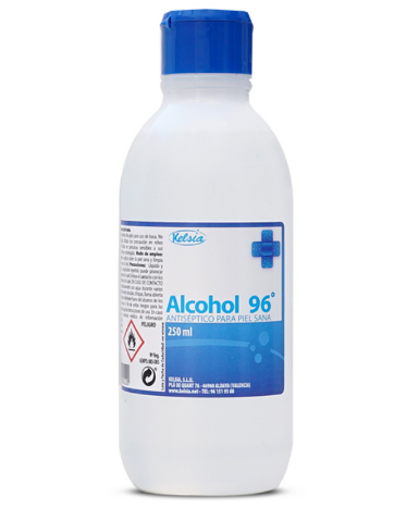 [IU-KALC96-250] Alcohol Antiséptico 250 ml 96°
